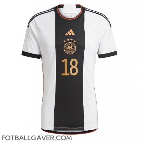 Tyskland Jonas Hofmann #18 Fotballklær Hjemmedrakt VM 2022 Kortermet
